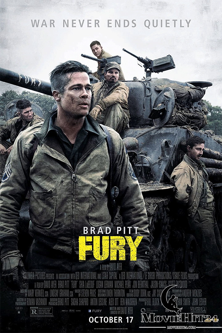 ดูหนังออนไลน์ฟรี ดูหนังออนไลน์ FURY 2014 วันปฐพีเดือด